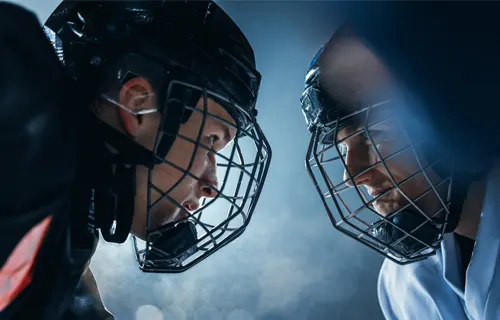 ວິທີການໃສ່ຫມວກກັນກະທົບ hockey