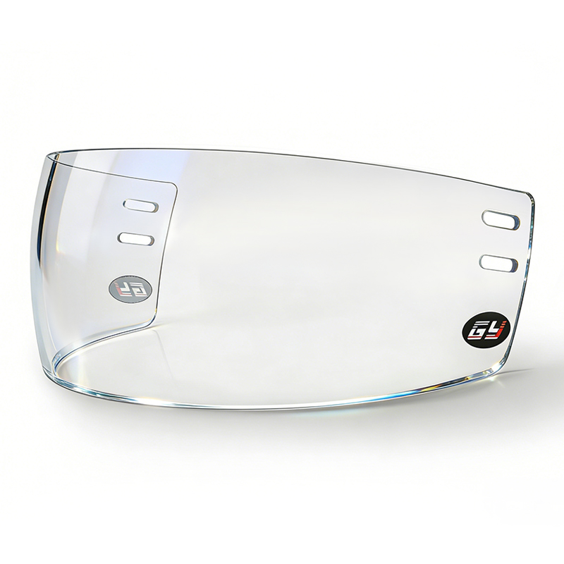Anti-Fog Scratch-Resistant HD Ice Hockey Visor | ຜ້າມ່ານໂພລີຄາໂບເນດປົກຄຸມປານກາງ