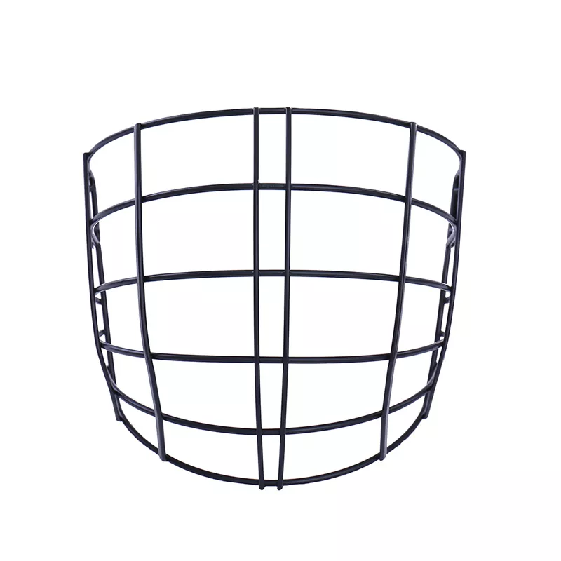 Black Hockey Player Cage