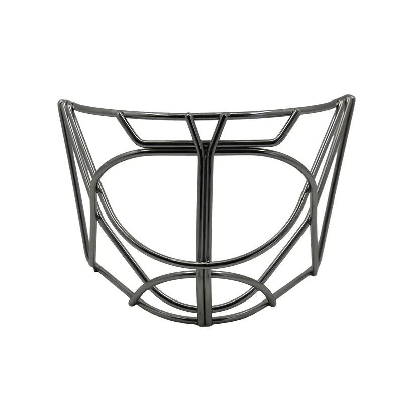 ໝວກກັນກະທົບ Hockey Goalie Cage ມີເສັ້ນຜ່າສູນກາງສາຍ 4.8mm