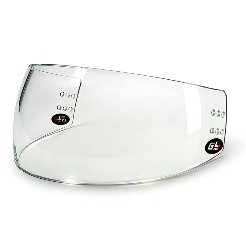 Premium Optical HD Ice Hockey Visor | ນ້ຳໜັກເບົາ IFF ໄດ້ຮັບການຮັບຮອງ Anti-fog Visor